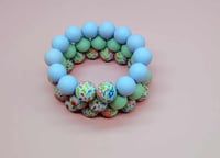 Image 6 of Blossom Breeze 3pc Stack Silicone Bracelets for women girls and teens
