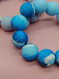 Image 7 of Blue Coastal Wave 3pc Bracelet Stack