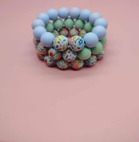 Image 7 of Blossom Breeze 3pc Stack Silicone Bracelets for women girls and teens