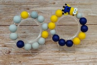 Image 6 of MInion Silicone 2pc Bracelet Stack