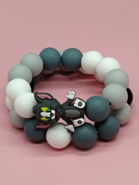 Image 8 of Nostalgic Cat Tom &amp; Jerry Bracelet for unisex adults, teens and kids