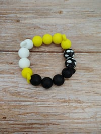 Image 7 of Mouse Mickey Head Silicone Beaded Bracelet for Women Teens and Girls