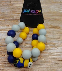 Image 8 of MInion Silicone 2pc Bracelet Stack