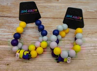 Image 9 of MInion Silicone 2pc Bracelet Stack