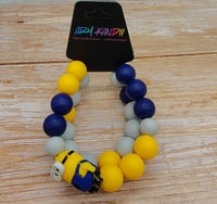 Image 10 of MInion Silicone 2pc Bracelet Stack