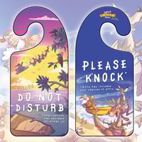 Santa's Surfboard Sleigh Door Hanger