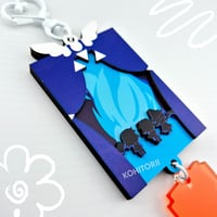 Image 1 of [★ LIMITED ] Deltarune Layered Wooden Keychain