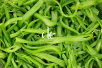Sliced runner beans. High resolution digital background to download.