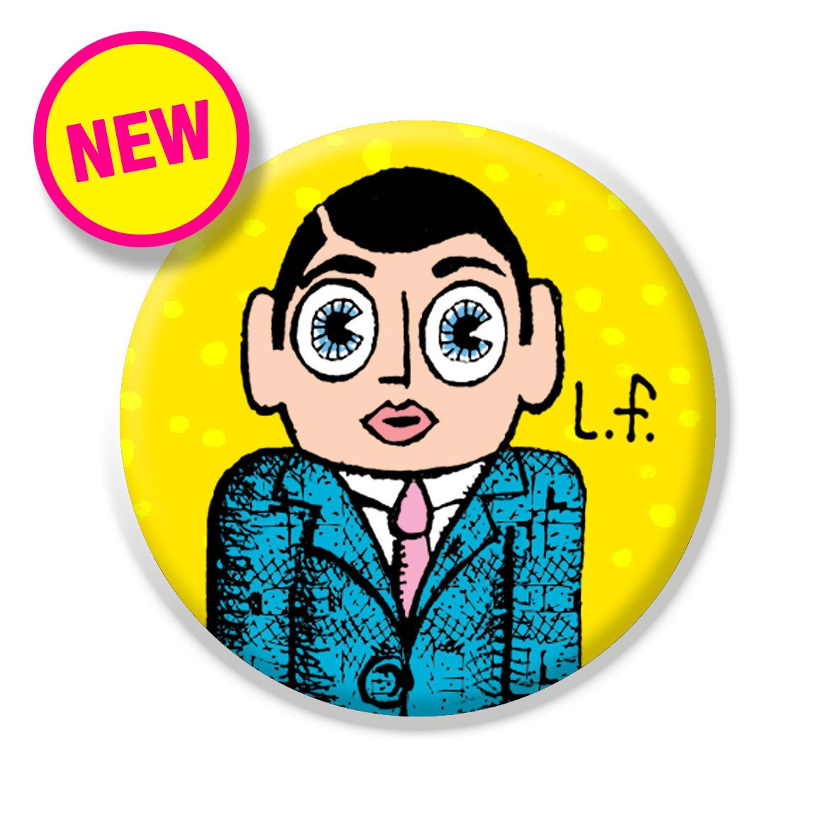 Image of little frank 25mm badge