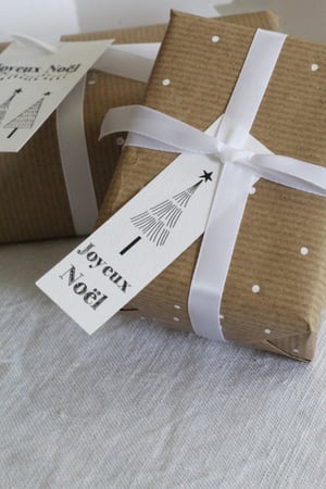 Image of Etiquette cadeaux Noël 