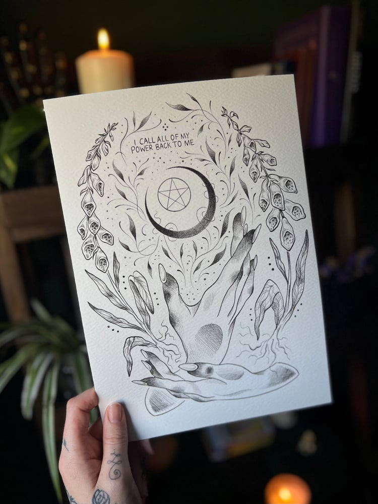 Image of Witchy print