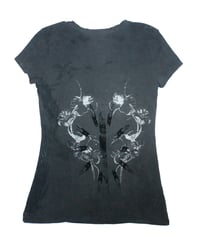 Image 2 of Sacred Ammunition 1/1 Baby Tee Grey