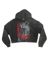 Sacred Ammunition 1/1 Cropped Hoodie Grey