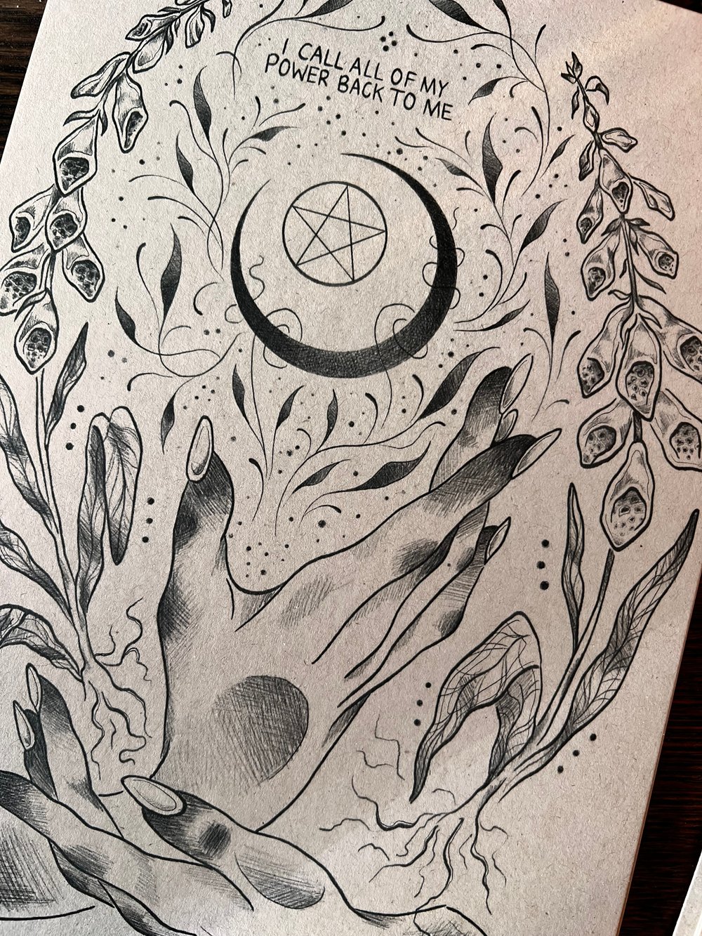 Image of Witchy print