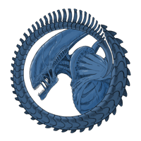 Image 1 of Alien Xenomorph Print, Sticker