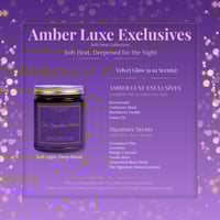Image 3 of The Amber Luxe Exclusives — 9 oz Candle (Amber)