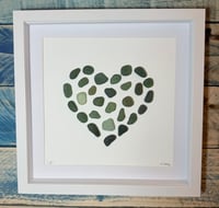 North Devon Seaglass Heart