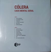 Image 2 of Cólera – Caos Mental Geral LP