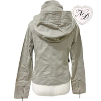 Image 4 of CECIL McBEE Beige Cropped Military Jacket