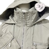 Image 5 of CECIL McBEE Beige Cropped Military Jacket