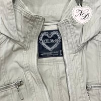 Image 6 of CECIL McBEE Beige Cropped Military Jacket