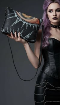 Image 3 of Sad Eyes - Gothic Cross-Body Purse