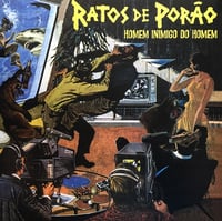 Image 1 of Ratos De Porão ‎– Homem Inimigo Do Homem LP