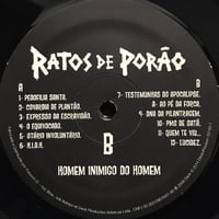 Image 5 of Ratos De Porão ‎– Homem Inimigo Do Homem LP