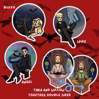 Image 1 of Buffy 3" Epoxy Keychain