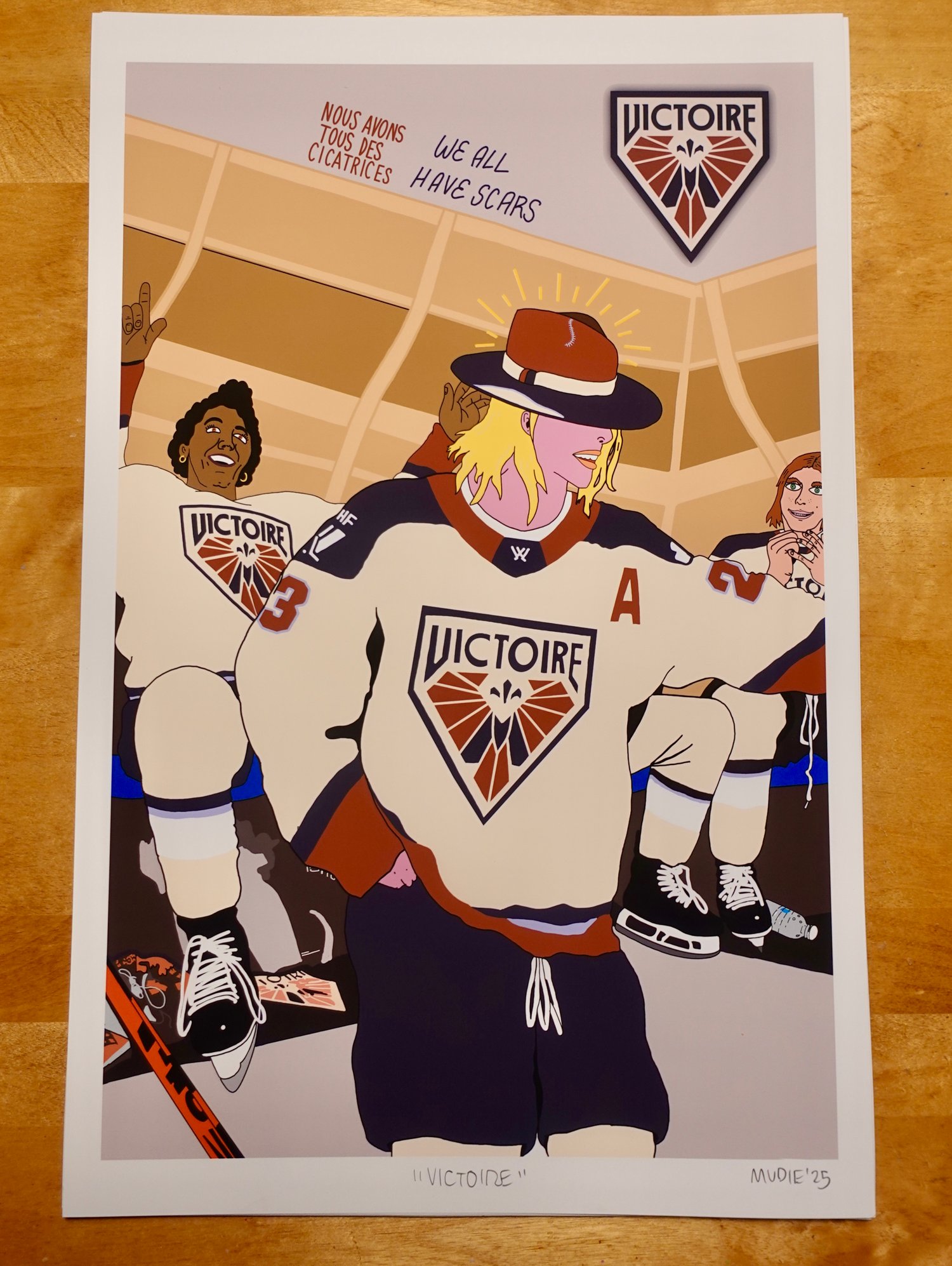 Image de "Victoire" ART PRINT 11 x 17 ( Jet d'encre )