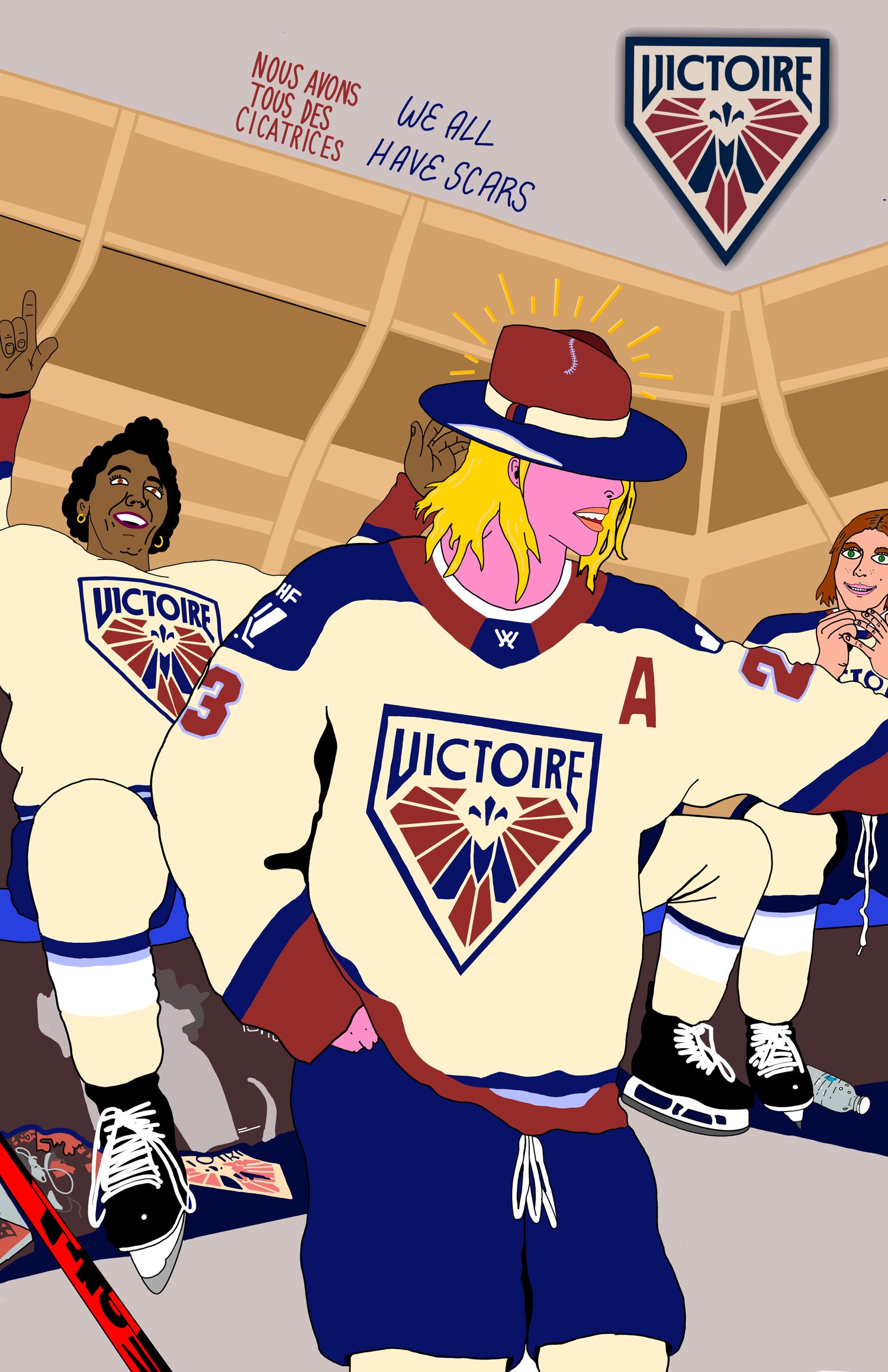 Image of "Victoire" ART PRINT 11 x 17 ( Jet d'encre )