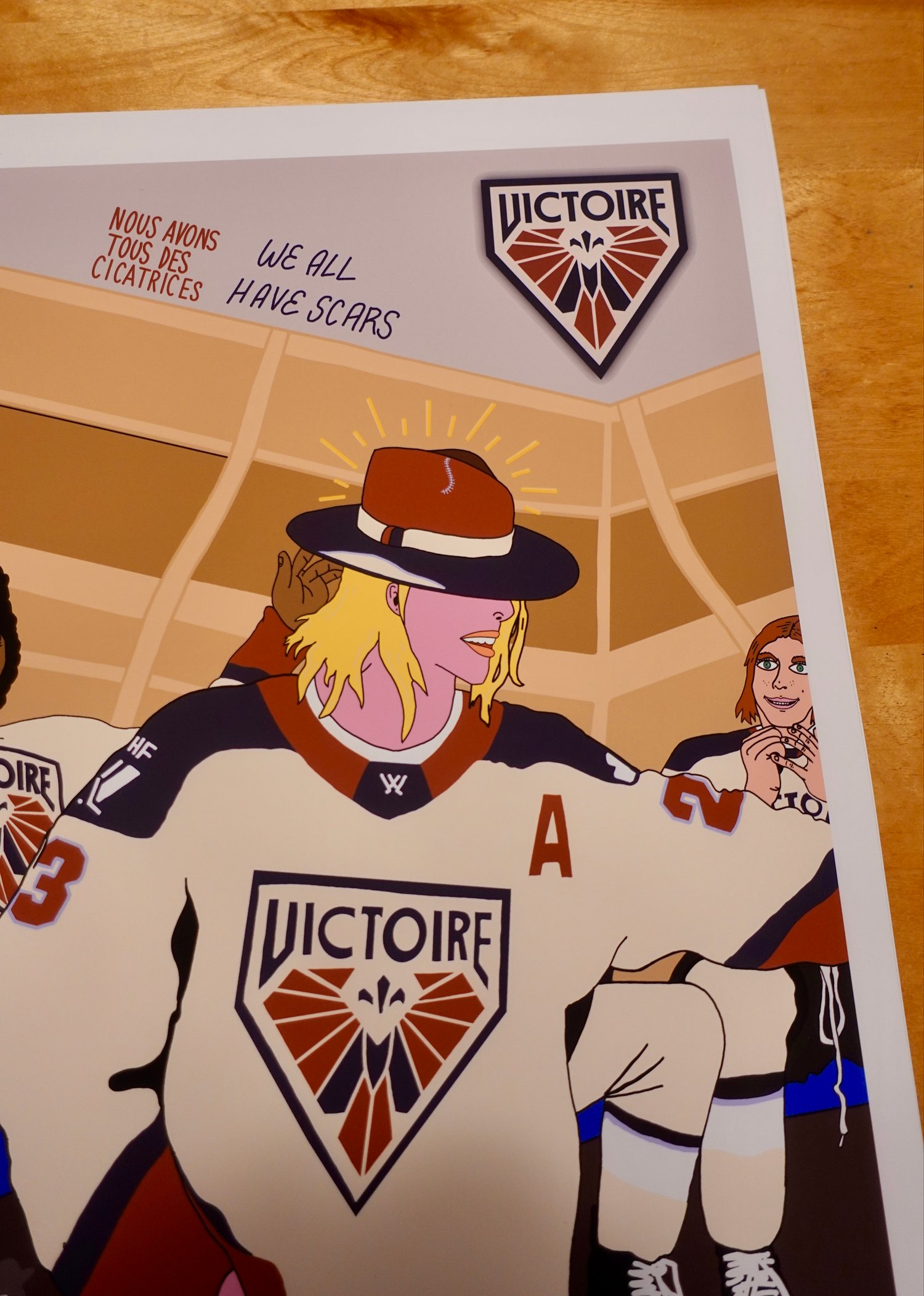 Image of "Victoire" ART PRINT 11 x 17 ( Jet d'encre )