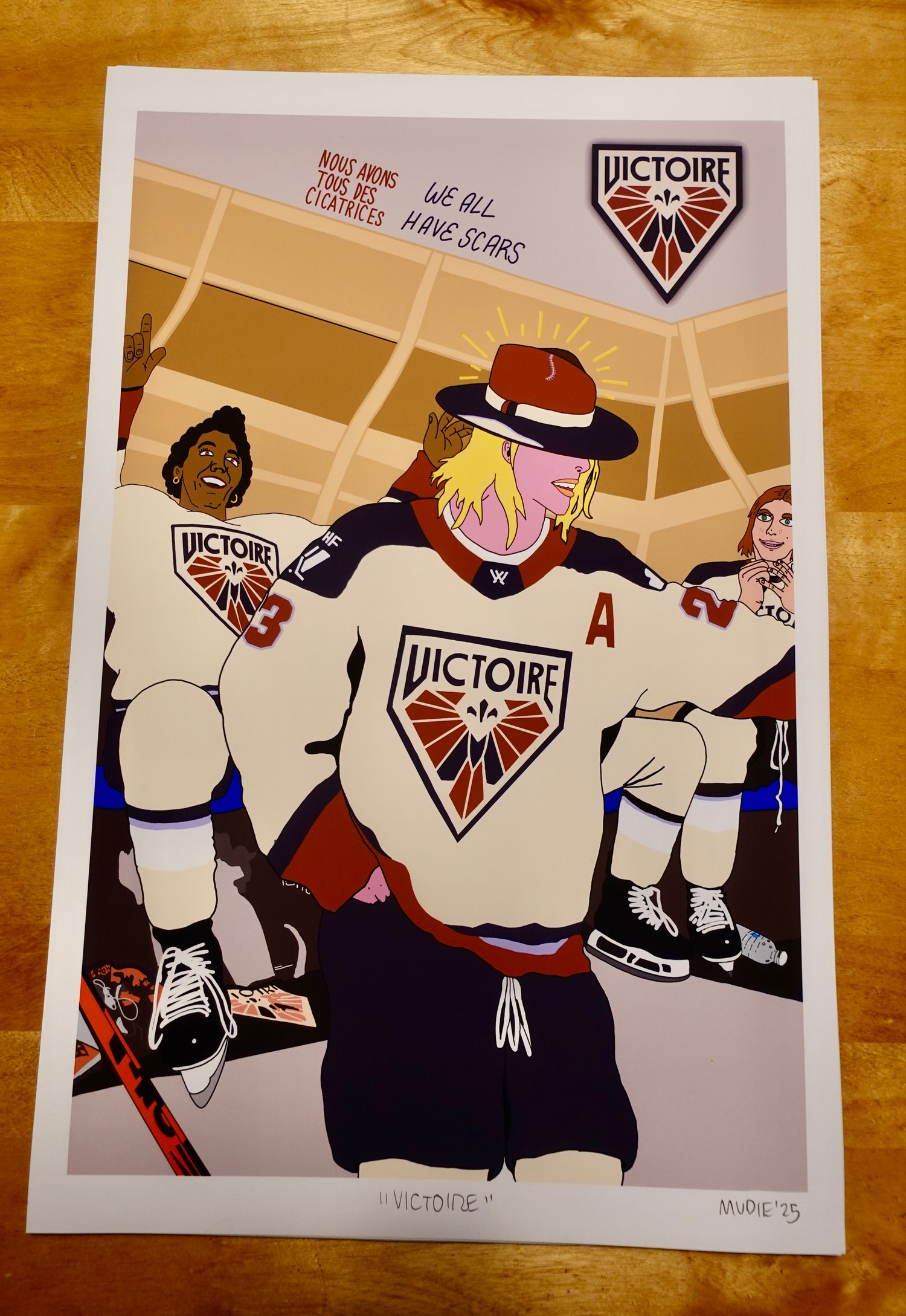 Image of "Victoire" ART PRINT 11 x 17 ( Jet d'encre )