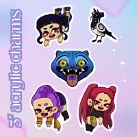 Image 1 of Demon Hunters Acrylic Keychains