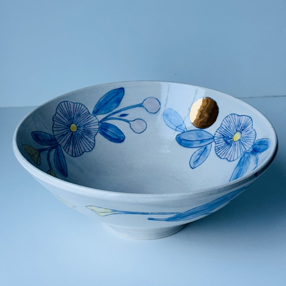 Image of Dahlia Bowl 2 with Gold Moon