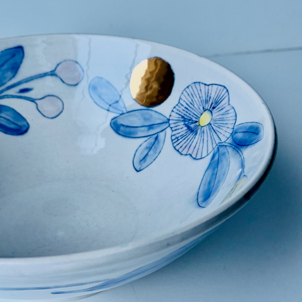 Image of Dahlia Bowl 2 with Gold Moon