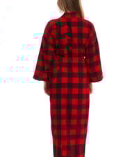 Image 2 of Flannel Robe (Extra Tall)