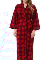 Image 1 of Flannel Robe (Extra Tall)