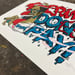 Image of Erms 'Crime Dont Pay' 2012 4 colour screenprint 