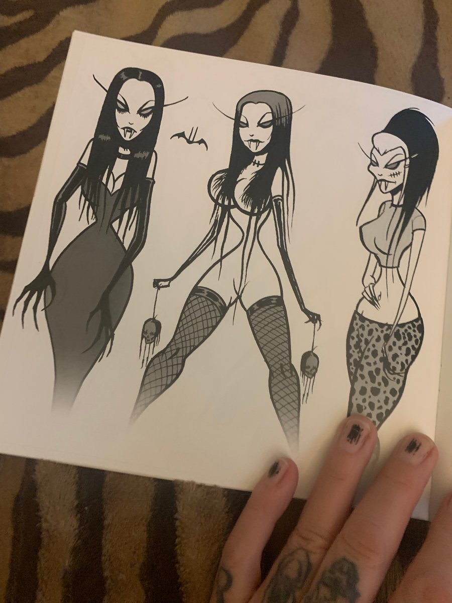 Image of NEW SKETCHES & INKS - 42 page sketchbook of my sexy ghouls 