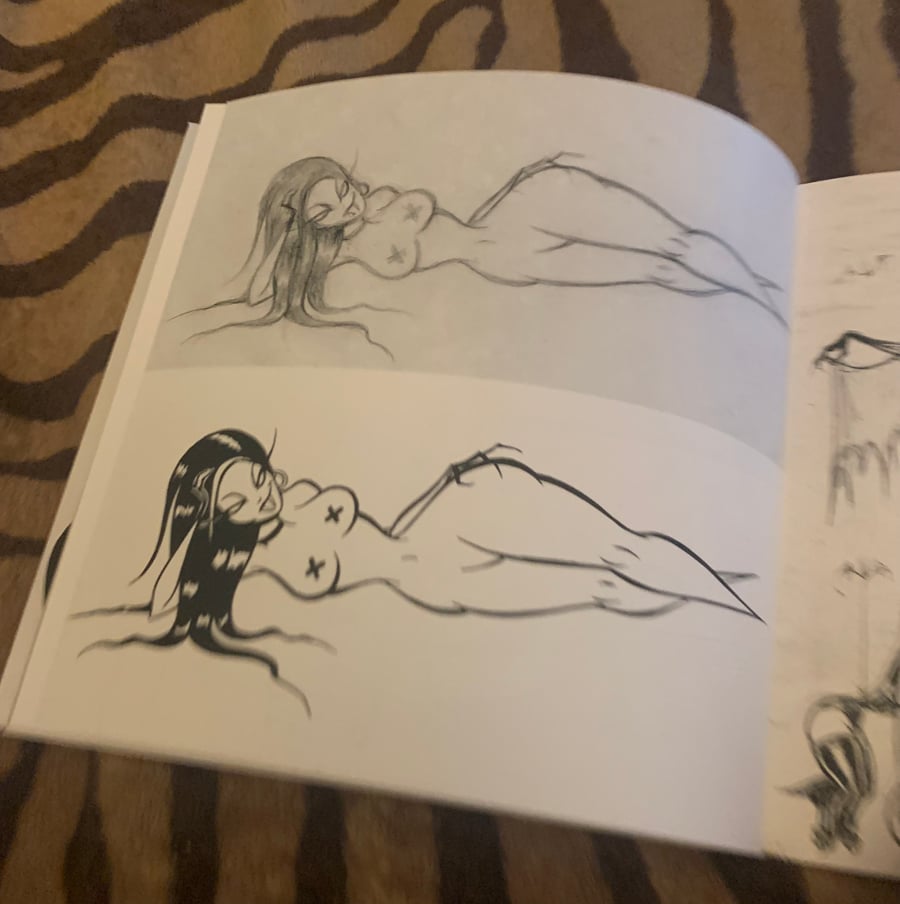 Image of NEW SKETCHES & INKS - 42 page sketchbook of my sexy ghouls 