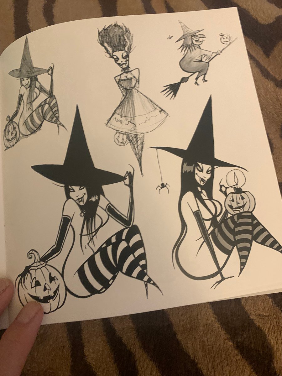 Image of NEW SKETCHES & INKS - 42 page sketchbook of my sexy ghouls 