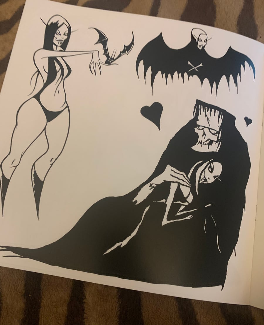 Image of NEW SKETCHES & INKS - 42 page sketchbook of my sexy ghouls 