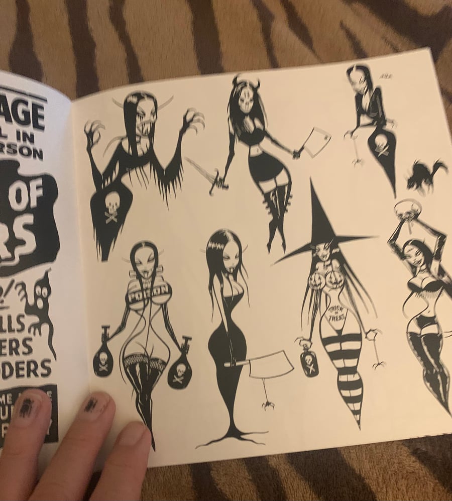 Image of NEW SKETCHES & INKS - 42 page sketchbook of my sexy ghouls 
