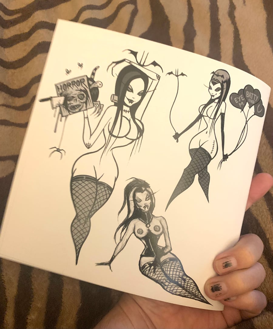 Image of NEW SKETCHES & INKS - 42 page sketchbook of my sexy ghouls 