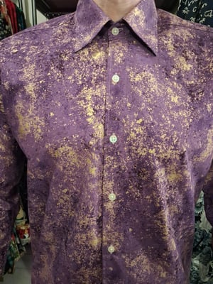 Image of Purple gold splatter 