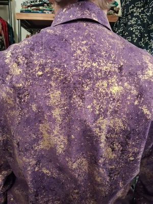 Image of Purple gold splatter 