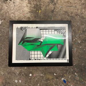 Image of Felipe Pantone aka Pant1 Ultra Boys Signed Screenprint