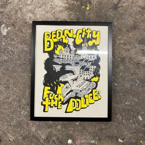 Image of LUCER MBS Screen Printed framed T Shirt