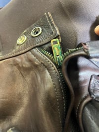 Image 23 of 1960s East West Musical Instruments Full Leather Bell Bottom Pants 28/ 30” Waist 
